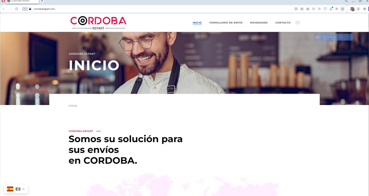 Presentación de la nueva web